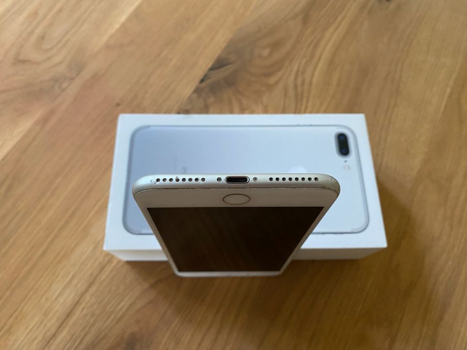 iPhone 7 Plus 128GB Weiß Silber - 100% Funktionstüchtig - Zubehör in Bremen