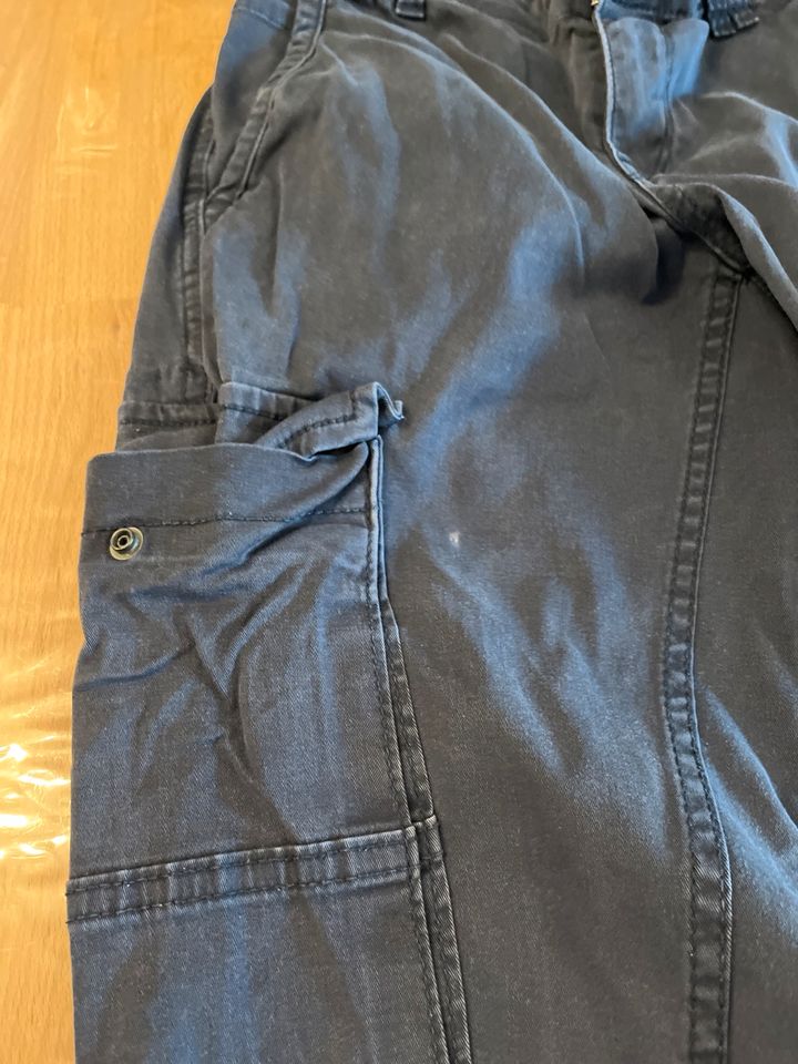 Jack & Jones,Cargohose, Größe 176, Slim, schwarz, verstellbar in Kerpen