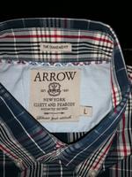 ARROW Hemd Gr. L  blau/beige/weinrot kariert Bayern - Straubing Vorschau
