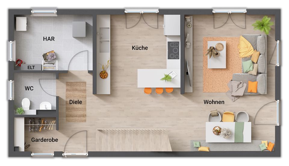 Das flexible Haus für schmale Grundstücke in Rotenburg a. d. Fulda OT Lispenhausen in Rotenburg