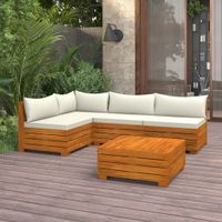 Gartensofa Gartenlounge Laura Massivholz Akazie Rattan Poly Holz Saarbrücken-West - Burbach Vorschau