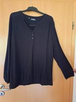 Damen-Langarm-Shirt, schwarz, Gr.48/50, 100% Baumwolle Niedersachsen - Stade Vorschau