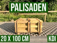 Palisaden Holzpalisade Beeteinfassung Rundholz - 20 x 100 - KDI Nordrhein-Westfalen - Lennestadt Vorschau