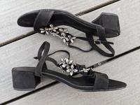 Marco Tozzi Damen Sandalen Größe 40 schwarz silber Hessen - Wehrheim Vorschau