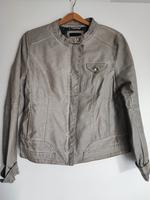 Amisu Kunstlederjacke, Vintage Gr. 40 grau, Bikerjacke Berlin - Biesdorf Vorschau