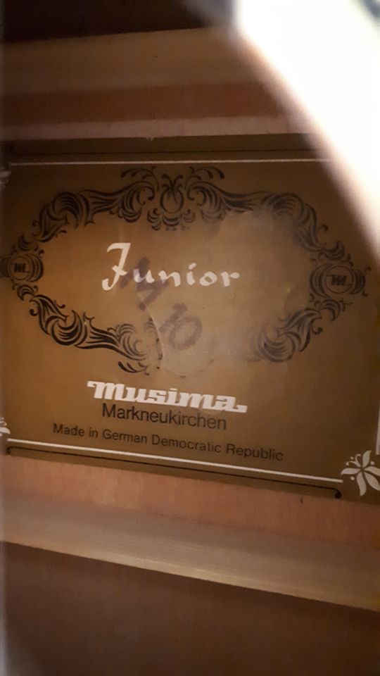 Gitarre DDR Musima Junior Markneukirchen in Versmold