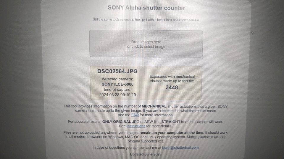 Sony Alpha 6000 Kamera mit 2 Akkus in Nauen