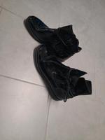 Lack Stiefelette, Lederinnensohle Größe 39. Schwarz Hessen - Rotenburg Vorschau