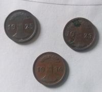 Münzen 2 Reichspennig 1923, 1925,1938 je 2 € Nordrhein-Westfalen - Dormagen Vorschau