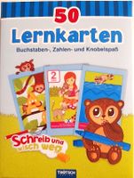 Lernkarten 50, Buchstaben-Zahlen-Knobelspaß,schreib/wisch weg,neu Leipzig - Meusdorf Vorschau