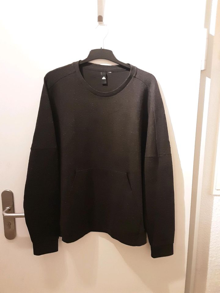 Herrenpulli Adidas neu Sweatshirts schwarz meliert XXL 8. in Saarbrücken