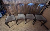 Stühle aus Hartholz 4 Stück Vintage Niedersachsen - Braunschweig Vorschau