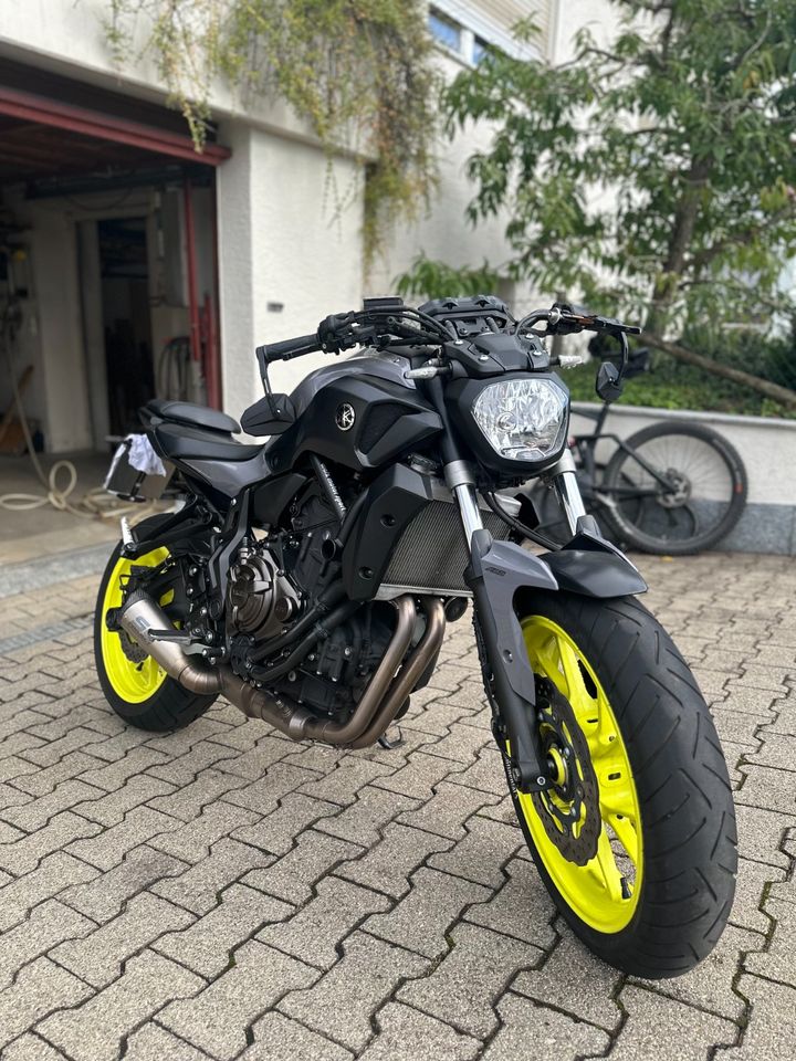 Yamaha MT 07 (TÜV Neu, A2 Drossel vorhanden) in Waldenbuch