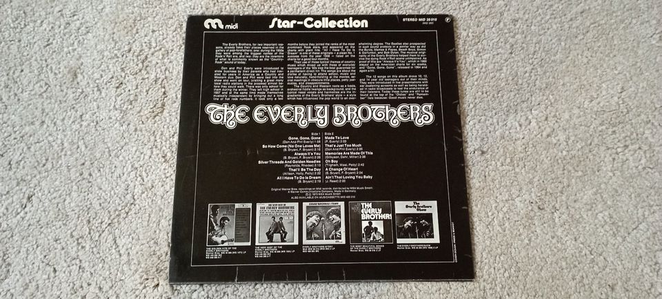 The Everly Brothers,Star-Collection,1973,LP,Schallplatte,Top Zust in Hilter am Teutoburger Wald