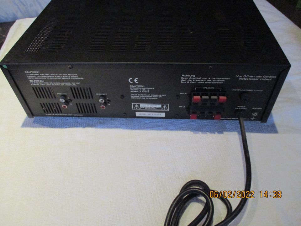 WPA 600 PRO Stereo Power Amplifier Verstärker Gertestet OK in Mantel