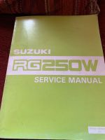 Werkstatt Handbuch Suzuki RG250W/83 Nordrhein-Westfalen - Lüdinghausen Vorschau