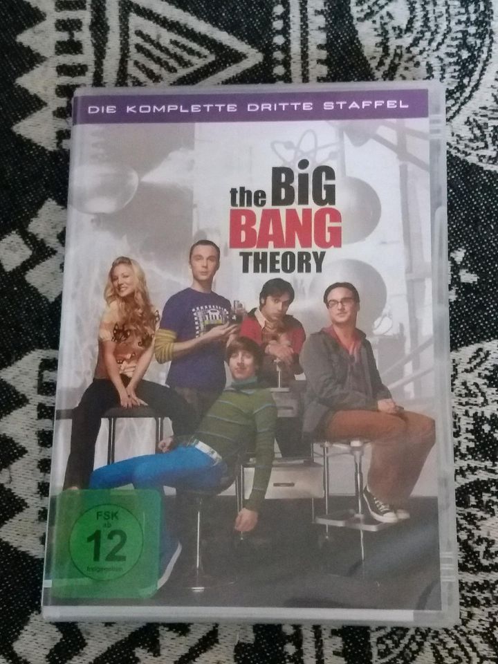 3 DVDs The Big Bang Theory, Staffel 1+2+3, wie neu in Jena