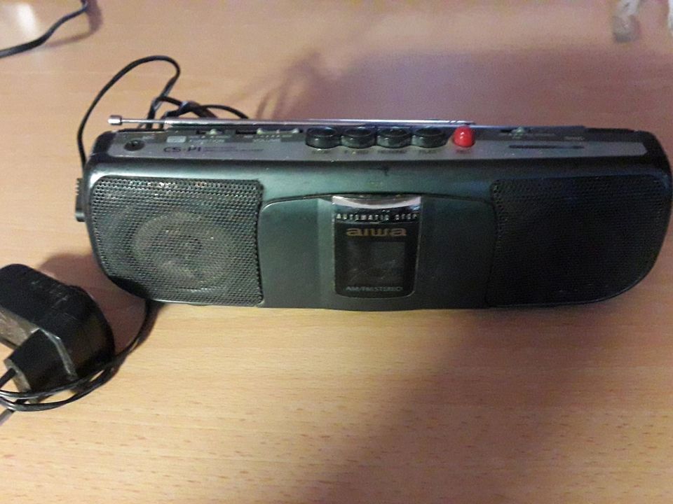 Aiwa Radio mit Kassette in Radeburg