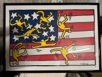 Keith Haring 1992 BIG print 70 x 100 cm Baden-Württemberg - Leingarten Vorschau