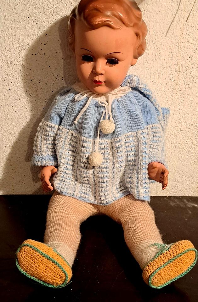 Antike Cellba Puppe 68 cm in Osterburken