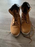 Timberland Boots braun Cognac Gr. 38,5 Hessen - Meißner Vorschau