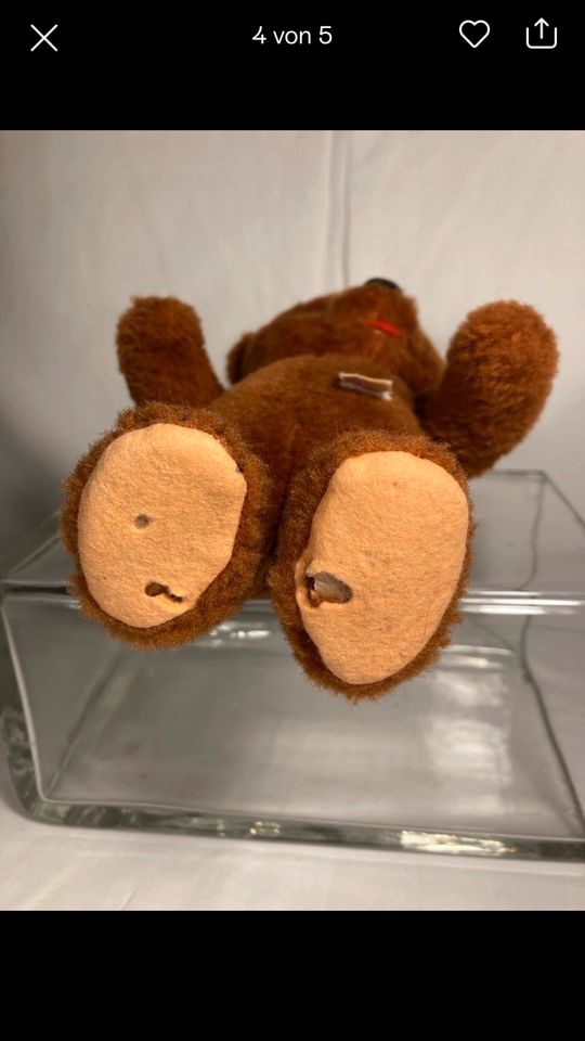 Teddybär von Bärenmarke  alt/+rosa Milchkanne/s.a.Foto in Großräschen