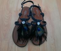 Buffalo Girl Gr. 37 Damen Sommerschuhe Sandalen mit Feder Niedersachsen - Celle Vorschau