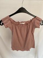 Schulterfreies Shirt von Only, rosa, Größe S Nordrhein-Westfalen - Lemgo Vorschau