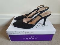 LUNAR ELEGANCE Sparkly VERONICA Slingback Heels In Black 38 Baden-Württemberg - Plochingen Vorschau