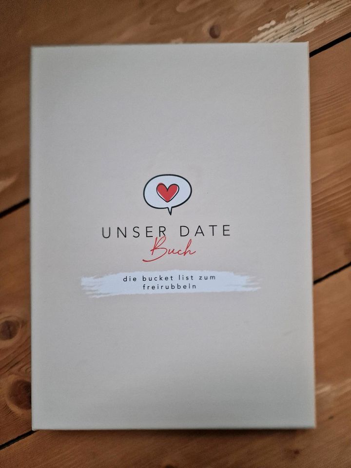 Unser Date Buch Bucket List zum freirubbeln Neu Valentinstag in Siegen