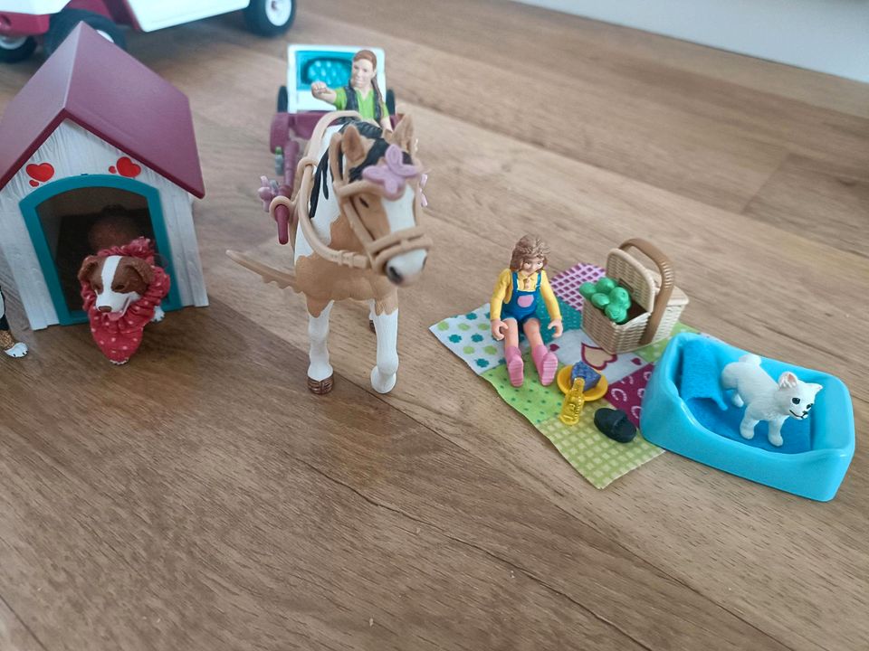 Schleich Pferdekutsche+ Hundehütte in Wismar