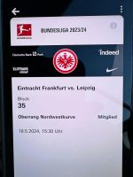 Suche 2 Dauerkarten im Steher SGE neue Saison (24/25) Hessen - Bad Soden am Taunus Vorschau
