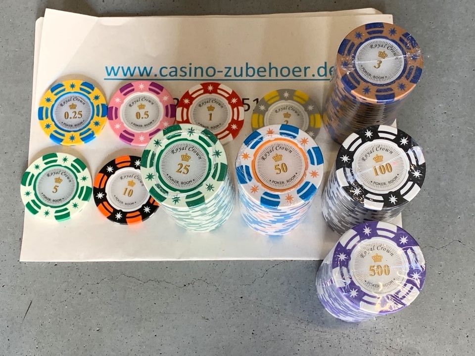 Poker Plastik Karten Poker Chips Casino Zubehör kaufen in Duisburg