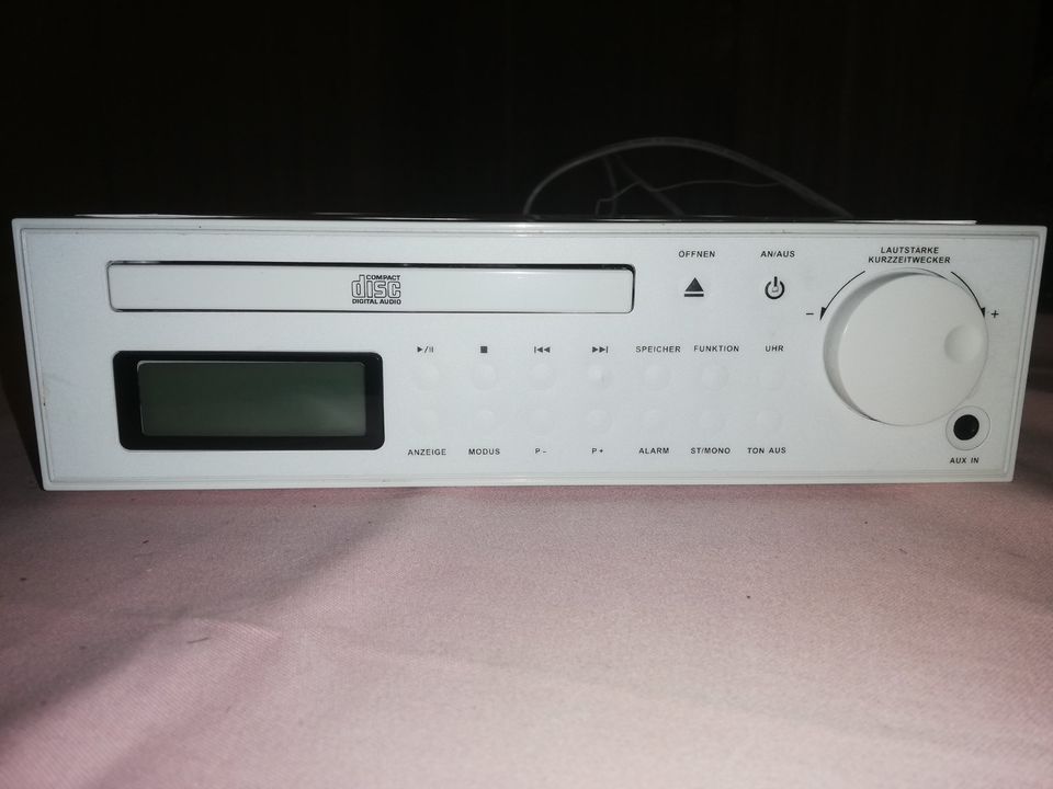 TEVION KCD 213 - Unterbauradio mit CD weiß in Hohenthann