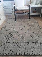 Kurzflor Teppich Berber Stil Beige Grau Schwarz München - Hadern Vorschau