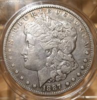 Morgan Dollar 1887 O, Silber Hessen - Rodenbach Vorschau