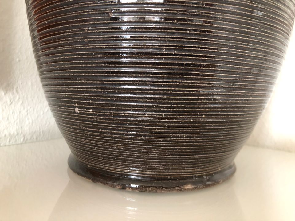Vase Vintage Eduard Bay Keramik Höhe 55 cm in Hildesheim