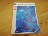 1000 Teile Puzzle - Blau Wölfe Nacht - Ravensburger Sachsen - Striegistal Vorschau