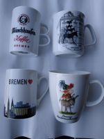 BREMEN : 4 Bremische Tassen / Kaffeebecher <> Was ganz Besonderes Findorff - Findorff-Bürgerweide Vorschau