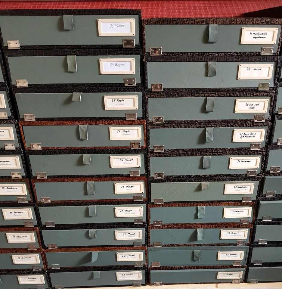 Schallplattensammlung klassich 867 LP`s in 55 Boxen in Burglengenfeld