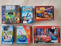 4 Spiele 2 Puzzle Monster unterm Bett, Plitsch Platsch Pinguin... Hessen - Dieburg Vorschau