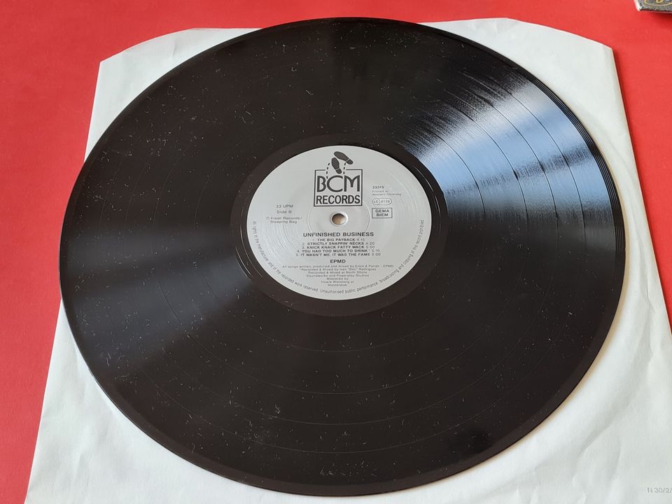 Vinyl LP EPMD - Unfinished Business von 1989 in Remscheid
