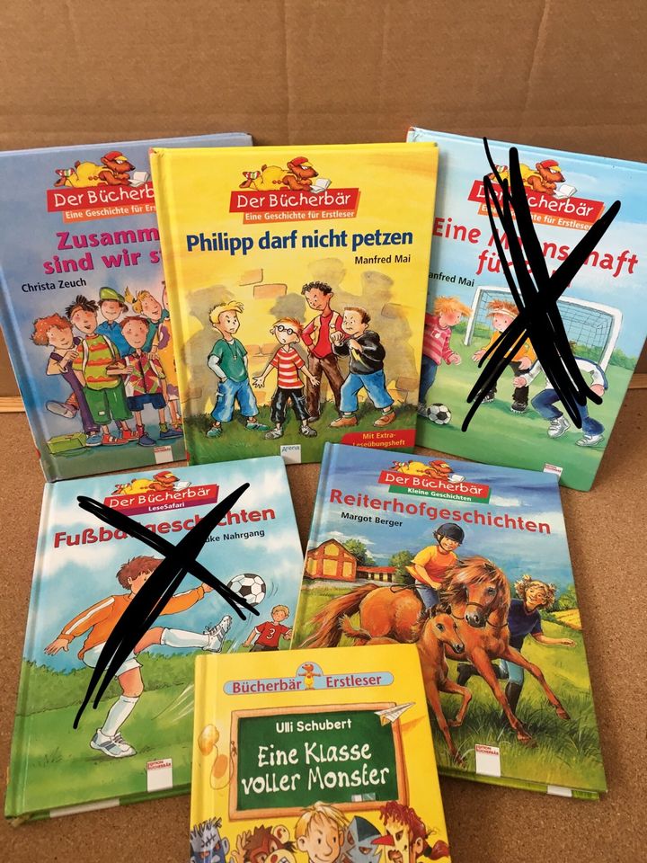 Der Bücherbär, 8 Kinderbücher, Erstleser in Liebenau