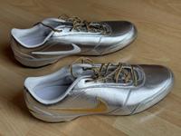 Seltene Sneaker in Silber Leder RAR *Sammler* Größe: 44,5 Wiesbaden - Biebrich Vorschau