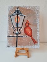 Acryl Malerei Gemälde, Winter Cardinal Baden-Württemberg - Karlsruhe Vorschau