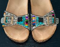 SDS Pantoletten Gr. 38 Neuw. Schuhe Sandalen Schläppchen Strass Bayern - Elsenfeld Vorschau