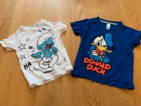 T-Shirts, Schlümpfe / Donald Duck, 2er-Set, Gr. 98/104 Neustadt - Huckelriede Vorschau