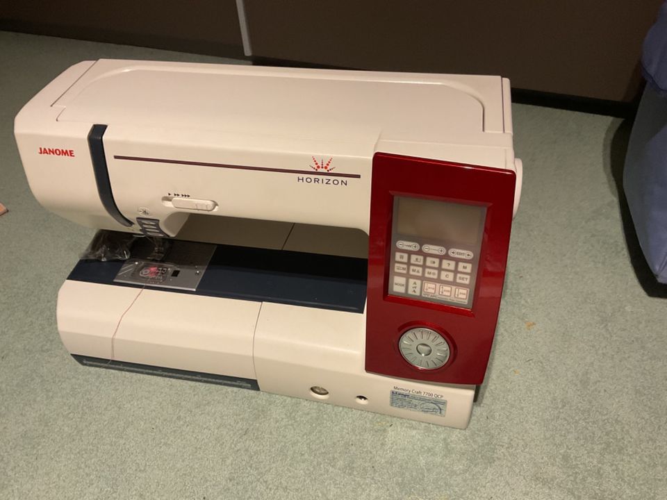 Janome Horizon 7700 QCP Nähmaschine Quilten in Nürnberg (Mittelfr)