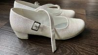 Mädchenschuhe Taufe Hochzeit Fest (weiß glitzernd) Gr 31 Nordrhein-Westfalen - Dormagen Vorschau