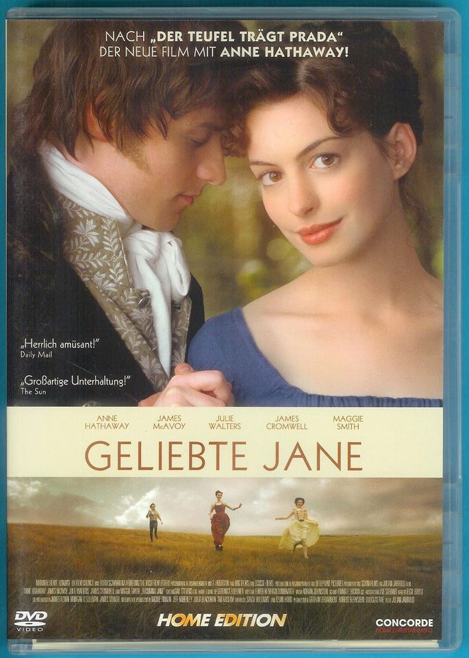 Geliebte Jane DVD Anne Hathaway, James McAvoy sehr guter Zustand in Löningen